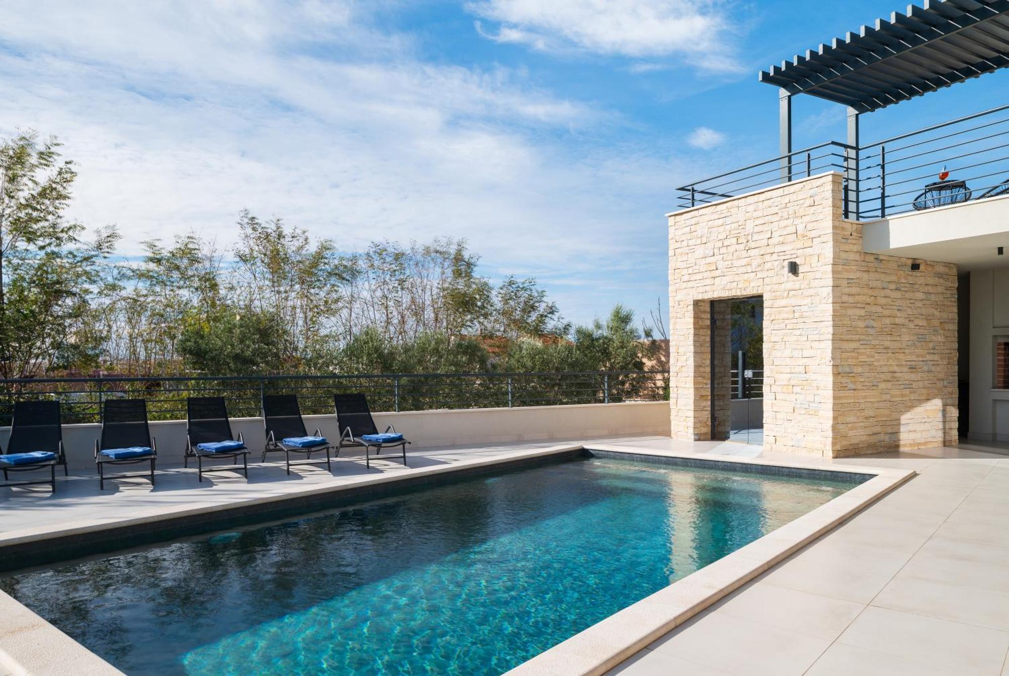 Villa Roca With Heated Pool And Sauna 프리블라카 외부 사진